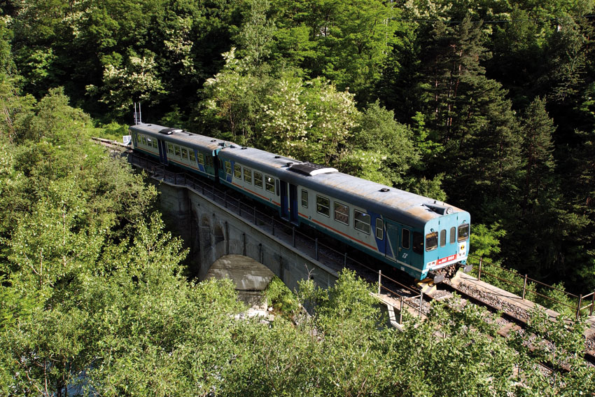 Le train Aoste - Pré Saint-Didier.