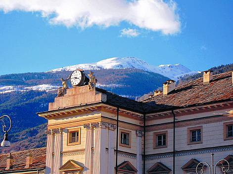 Il municipio di Aosta.