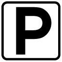 Private parking area / Reserved