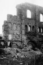 La facciata dopo le demolizioni delle costruzioni addossate (anni 30 del secolo scorso)