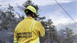 Incendio boschivo a Sarre