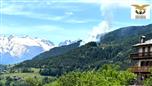 Incendio boschivo a Sarre