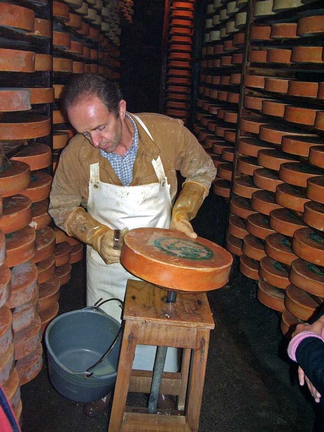 Produzione della Fontina a Valgrisenche.