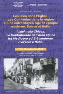 Locandina del convegno sulle confraternite in epoca medievale e moderna