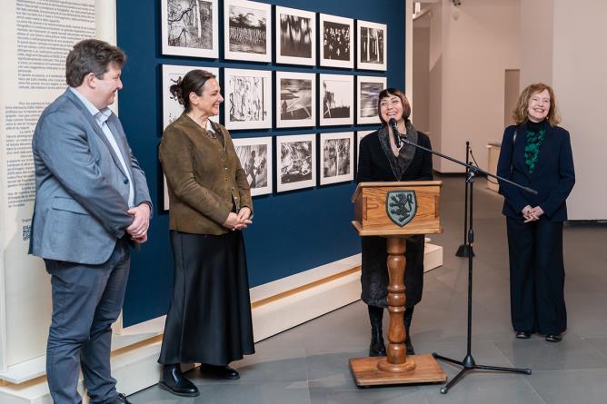 Centre Saint-Bénin d'Aoste, 202 mars 2026, inauguration de l'exposition "Mario Giacomelli. Au-delà du visible". Photo Stopdown SC