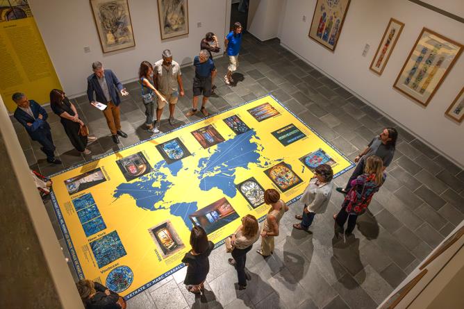 Aoste, Musée Archéologique Régional, inauguration de l'exposition "Marc Chagall.Entre poésie et spiritualité", 19 juin 2026.