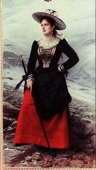 La reine dans un portrait de Giuseppe Bertini, 1890