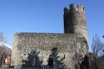 Il castello e la torre di Bramafam, lato ovest