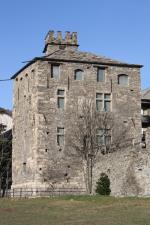 Torre del tratto di cinta muraria occidentale, detta “del Lebbroso” (via Festaz)