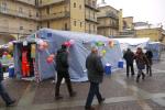 La tenda "spazio gioco" dedicata ai bambini