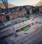 Cantiere al mattino del 28-08-2020