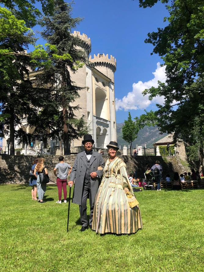 Castello di Aymavilles. Gruppo storico "Nobiltà sabauda".