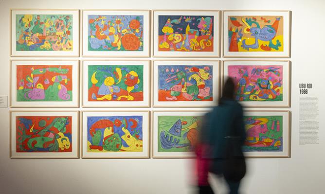 Inauguration de l'exposition "Joan Miró. C'est quand je rêve que je vois le mieux". Aoste, Musée Archéologique Régional, 28 avril 2023