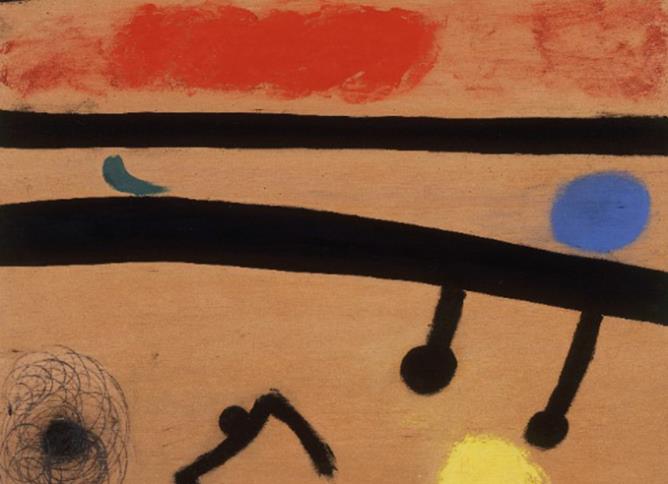 Joan Miró | Senza titolo, particolare © Fondazione Pilar e Joan Miró Mallorca