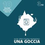 Usa la lavatrice e la lavastoviglie sempre al massimo carico; scegli, al momento della sostituzione, elettrodomestici di classe A.  Questo ti permetterà di risparmiare fino a circa 50 litri di acqua  