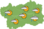 Meteo previsto per oggi